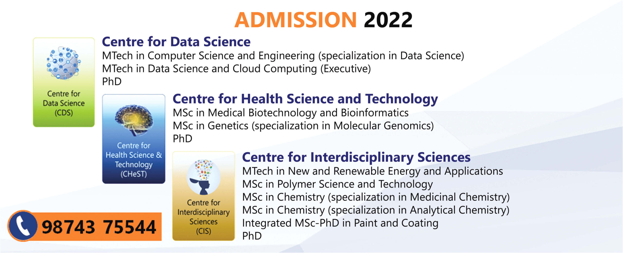 Admission Open for 2022 Session