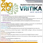 Summer Internship Program - VRITIKA, funded by SERB Accelerate Vigyan